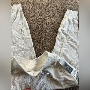 lululemon athletica White and Gray joggers